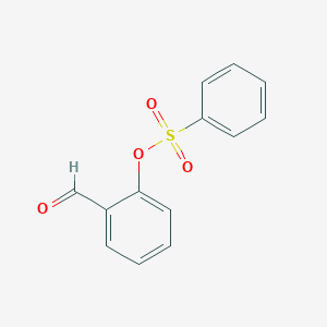 molecular formula C13H10O4S B372927 2-Formylphenyl benzenesulfonate CAS No. 107189-77-5