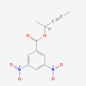 molecular formula C12H10N2O6 B372932 1-Methyl-2-butynyl3,5-dinitrobenzoate 