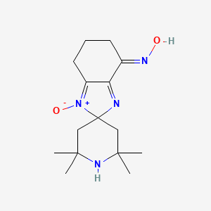molecular formula C15H24N4O2 B3729326 2',2',6',6'-tetramethyl-6,7-dihydrospiro[benzimidazole-2,4'-piperidin]-4(5H)-one oxime 1-oxide 
