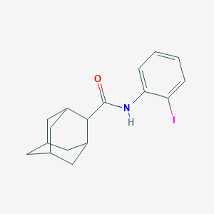 molecular formula C17H20INO B372935 N-(2-iodophenyl)-2-adamantanecarboxamide 