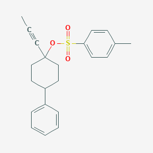 4-Phenyl-1-(1-propynyl)cyclohexyl4-methylbenzenesulfonate