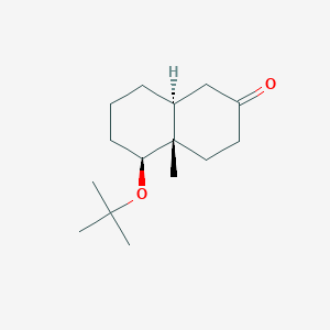molecular formula C15H26O2 B372939 5-tert-butoxy-4a-methyloctahydro-2(1H)-naphthalenone 