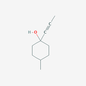 molecular formula C10H16O B372940 4-Methyl-1-(1-propynyl)cyclohexanol 