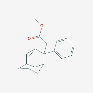 molecular formula C19H24O2 B372941 Methyl (2-phenyl-2-adamantyl)acetate 