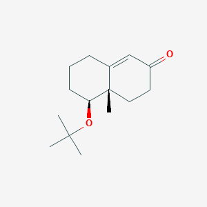 molecular formula C15H24O2 B372954 5-tert-butoxy-4a-methyl-4,4a,5,6,7,8-hexahydro-2(3H)-naphthalenone 