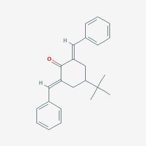 2,6-Dibenzylidene-4-tert-butylcyclohexanone
