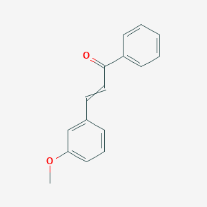 molecular formula C16H14O2 B372960 2-丙烯-1-酮，3-(3-甲氧基苯基)-1-苯基- CAS No. 22966-05-8