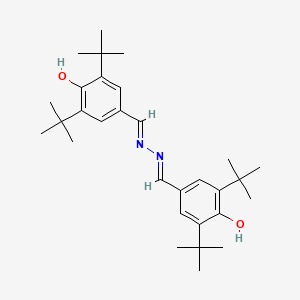 molecular formula C30H44N2O2 B3729694 3,5-di-tert-butyl-4-hydroxybenzaldehyde (3,5-di-tert-butyl-4-hydroxybenzylidene)hydrazone 