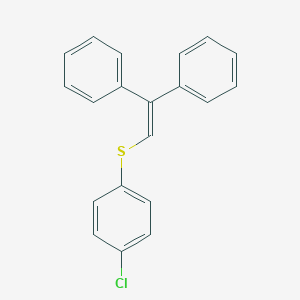 molecular formula C20H15ClS B372973 1-Chloro-4-[(2,2-diphenylvinyl)sulfanyl]benzene 