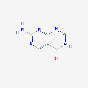 molecular formula C7H7N5O B3729823 7-amino-5-methylpyrimido[4,5-d]pyrimidin-4(3H)-one 