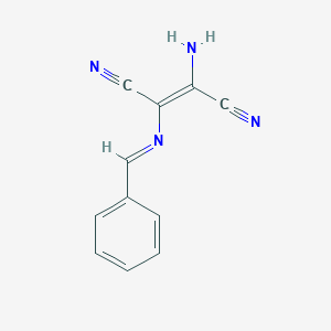 2-Amino-3-[(phenylmethylene)amino]-2-butenedinitrile
