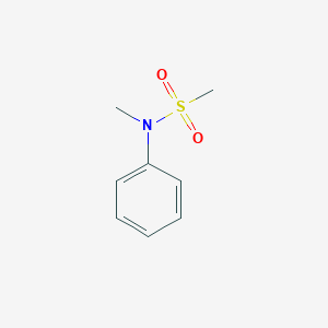 molecular formula C8H11NO2S B372996 N-methyl-N-phenylmethanesulfonamide CAS No. 13229-35-1