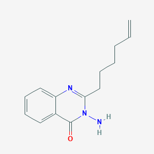 molecular formula C14H17N3O B372997 3-amino-2-(5-hexenyl)-4(3H)-quinazolinone 