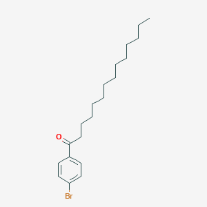 molecular formula C20H31BrO B373003 1-(4-Bromophenyl)tetradecan-1-one CAS No. 113584-27-3