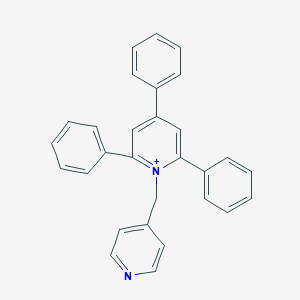 molecular formula C29H23N2+ B373007 2,4,6-Triphenyl-1-(4-pyridinylmethyl)pyridinium 