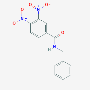 molecular formula C14H11N3O5 B373008 N-benzyl-3,4-dinitrobenzamide CAS No. 204260-91-3