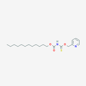 molecular formula C20H32N2O3S B373013 dodecyl N-(pyridin-2-ylmethoxycarbothioyl)carbamate CAS No. 148204-38-0