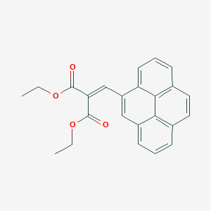 molecular formula C24H20O4 B373014 Diethyl 2-(4-pyrenylmethylene)malonate 