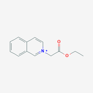 molecular formula C13H14NO2+ B373015 2-(2-Ethoxy-2-oxoethyl)isoquinolinium 