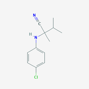 2-(4-Chloroanilino)-2,3-dimethylbutanenitrile