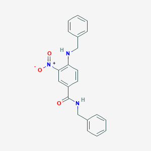 N-benzyl-4-(benzylamino)-3-nitrobenzamide