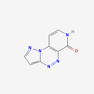 molecular formula C8H5N5O B3730300 pyrazolo[5,1-c]pyrido[4,3-e][1,2,4]triazin-6(7H)-one 