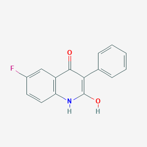 6-fluoro-2-hydroxy-3-phenyl-1H-quinolin-4-one