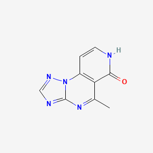 molecular formula C9H7N5O B3730601 5-methylpyrido[3,4-e][1,2,4]triazolo[1,5-a]pyrimidin-6(7H)-one 