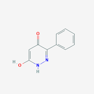 molecular formula C10H8N2O2 B373079 6-hydroxy-3-phenyl-1H-pyridazin-4-one 