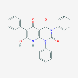 7-hydroxy-1,3,6-triphenyl-8H-pyrido[2,3-d]pyrimidine-2,4,5-trione
