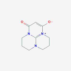 molecular formula C10H13N3O2 B373095 1-oxo-5,6,8,9-tetrahydro-1H,4H,7H-6a,9a-diaza-3a-azoniaphenalen-3-olate 