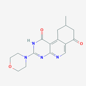 molecular formula C16H18N4O3 B3731181 9-methyl-3-(4-morpholinyl)-9,10-dihydropyrimido[4,5-c]isoquinoline-1,7(2H,8H)-dione 