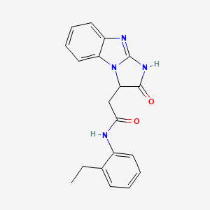 N-(2-ethylphenyl)-2-(2-oxo-2,3-dihydro-1H-imidazo[1,2-a]benzimidazol-3-yl)acetamide