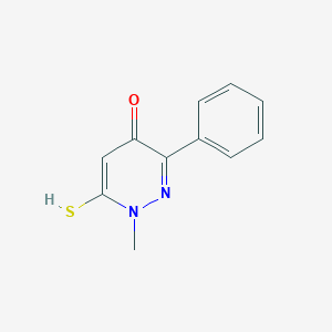 5-hydroxy-2-methyl-6-phenylpyridazine-3(2H)-thione