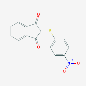 2-({4-nitrophenyl}sulfanyl)-1H-indene-1,3(2H)-dione