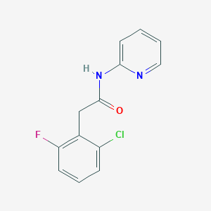2-(2-chloro-6-fluorophenyl)-N-(2-pyridinyl)acetamide