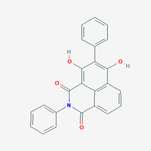 molecular formula C24H15NO4 B373198 3,6-dihydroxy-2,5-diphenyl-1H-benzo[de]isoquinoline-1,4(2H)-dione 