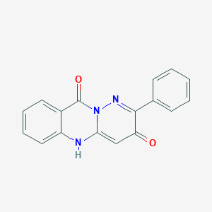 3-hydroxy-2-phenyl-10H-pyridazino[6,1-b]quinazolin-10-one