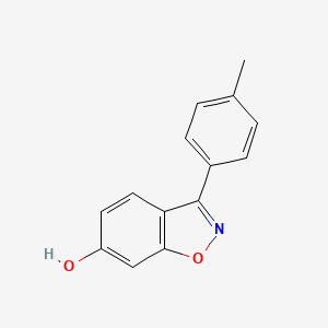 molecular formula C14H11NO2 B3732204 3-(4-methylphenyl)-1,2-benzisoxazol-6-ol 