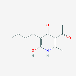 5-acetyl-3-butyl-2-hydroxy-6-methyl-1H-pyridin-4-one