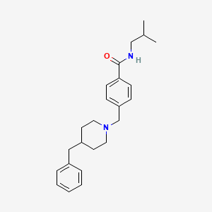 4-[(4-benzyl-1-piperidinyl)methyl]-N-isobutylbenzamide