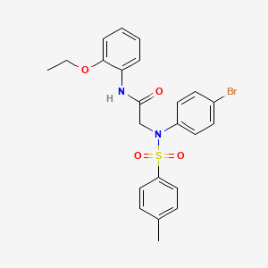 N~2~-(4-bromophenyl)-N~1~-(2-ethoxyphenyl)-N~2~-[(4-methylphenyl)sulfonyl]glycinamide