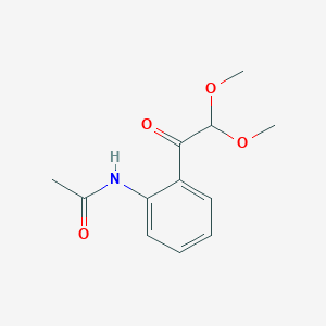 N-[2-(2,2-dimethoxyacetyl)phenyl]acetamide