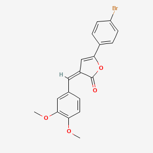 5-(4-bromophenyl)-3-(3,4-dimethoxybenzylidene)-2(3H)-furanone