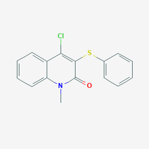4-chloro-1-methyl-3-(phenylsulfanyl)-2(1H)-quinolinone