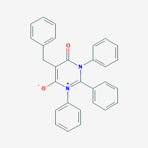 molecular formula C29H22N2O2 B373278 5-Benzyl-6-oxo-1,2,3-triphenyl-1,6-dihydropyrimidin-3-ium-4-olate 