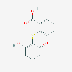 2-[(2-Hydroxy-6-oxo-1-cyclohexen-1-yl)sulfanyl]benzoic acid