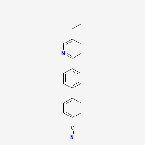molecular formula C21H18N2 B3732836 4'-(5-propyl-2-pyridinyl)-4-biphenylcarbonitrile 