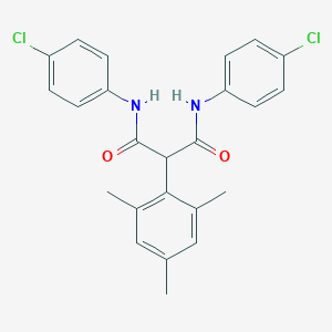 molecular formula C24H22Cl2N2O2 B373284 N~1~,N~3~-bis(4-chlorophenyl)-2-mesitylmalonamide 