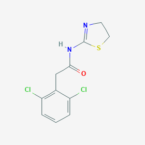 2-(2,6-dichlorophenyl)-N-(4,5-dihydro-1,3-thiazol-2-yl)acetamide